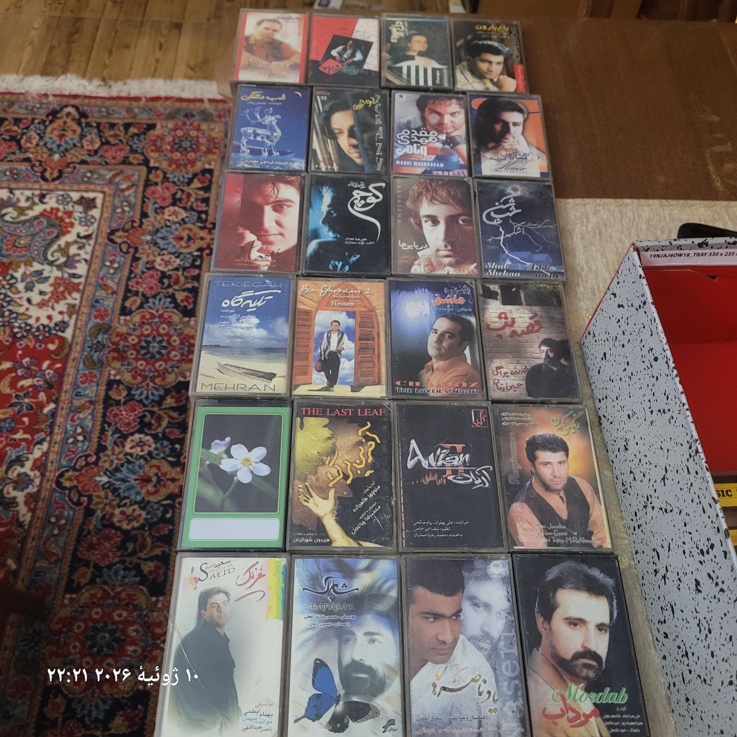 24 عدد کاست اورجینال باهم 800تومان