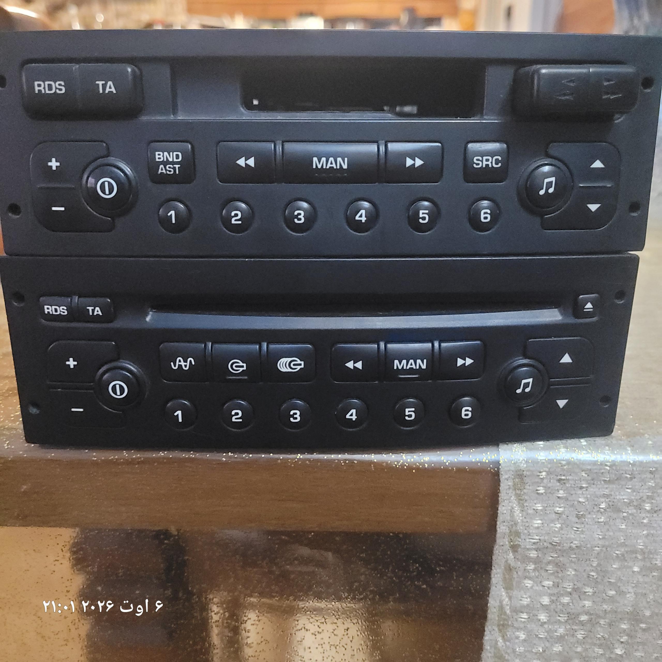 پخش کاست وcd فابریک 206