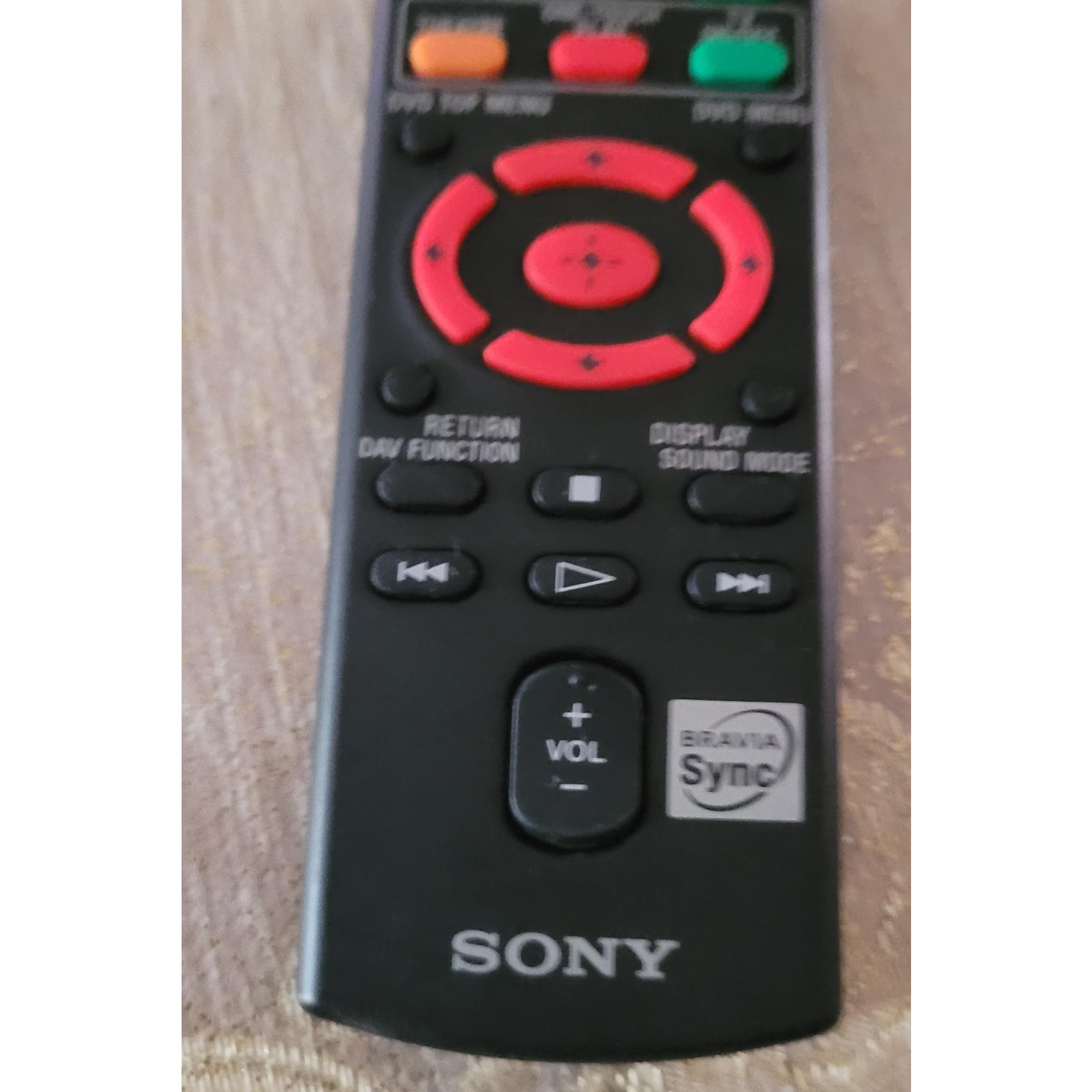 کنترول پخش dvd سونی