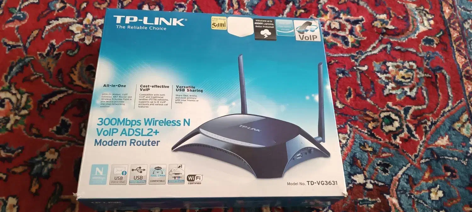 مودم ADSL TP link مدل TD-VG3631 سفارش استرالیا