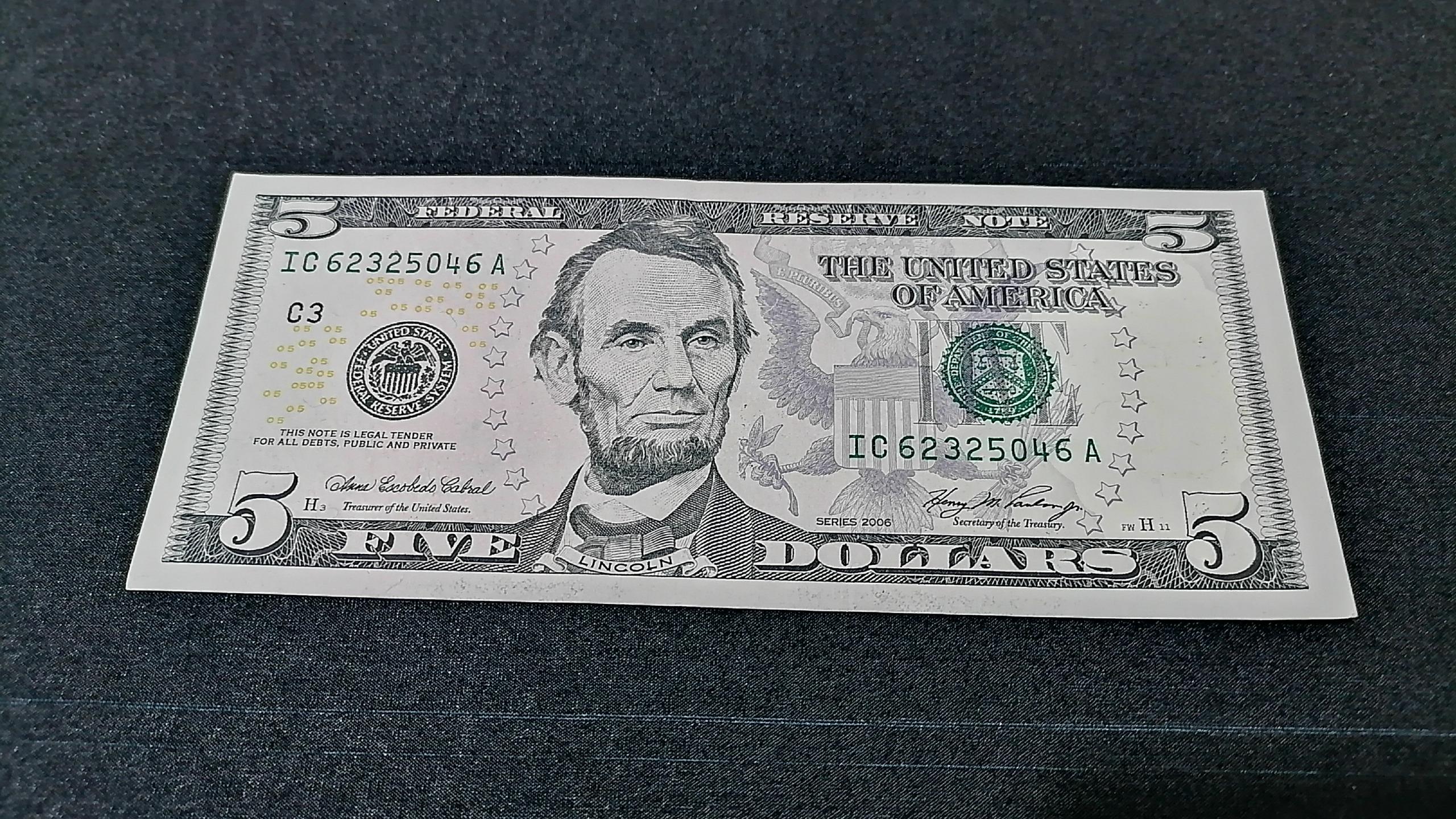 5 دلاری کمیاب 2006