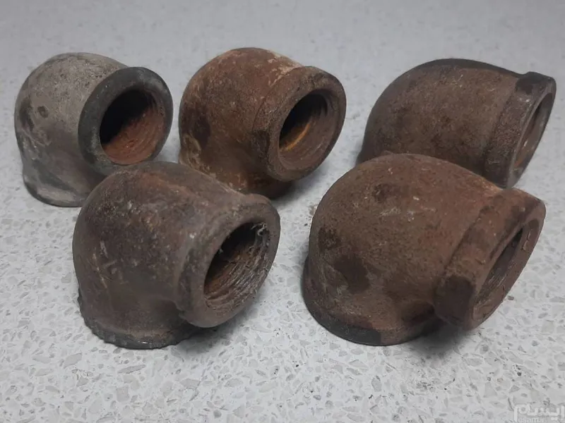 لوله و اتصالات/ 2 عدد اتصال زانویی 20 در 25 کد 582