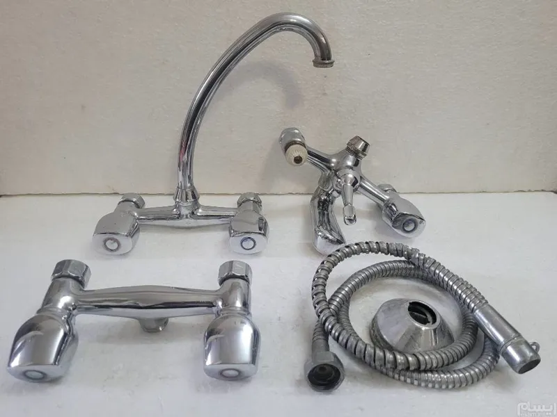 ست سه تایی شیرآلات برنجی کد 812