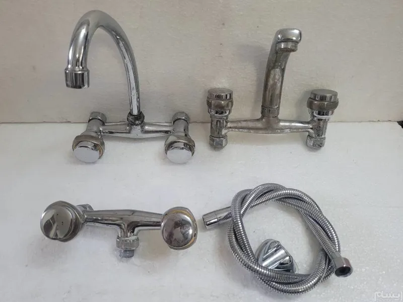 ست سه تایی شیرآلات برنجی کد 813