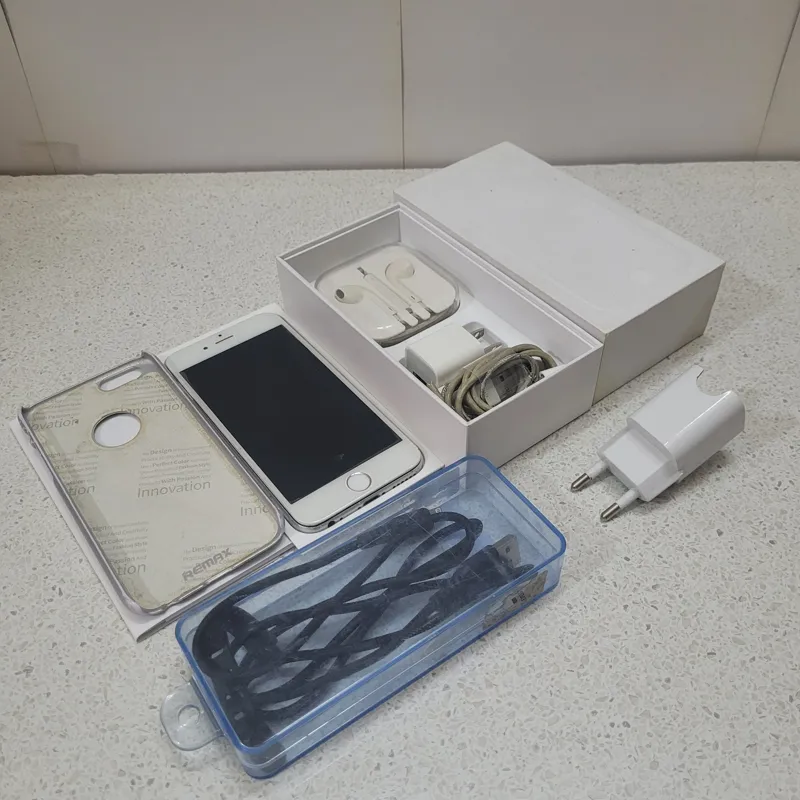 گوشی آیفون 6 نقره ای 16 گیگ LLA کد 962