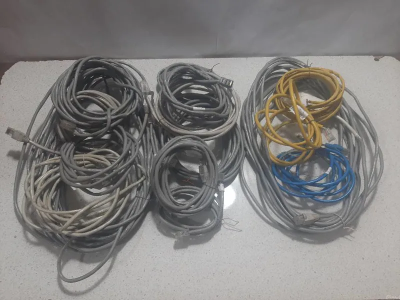 کابل شبکه تعداد 11 عدد کد 167