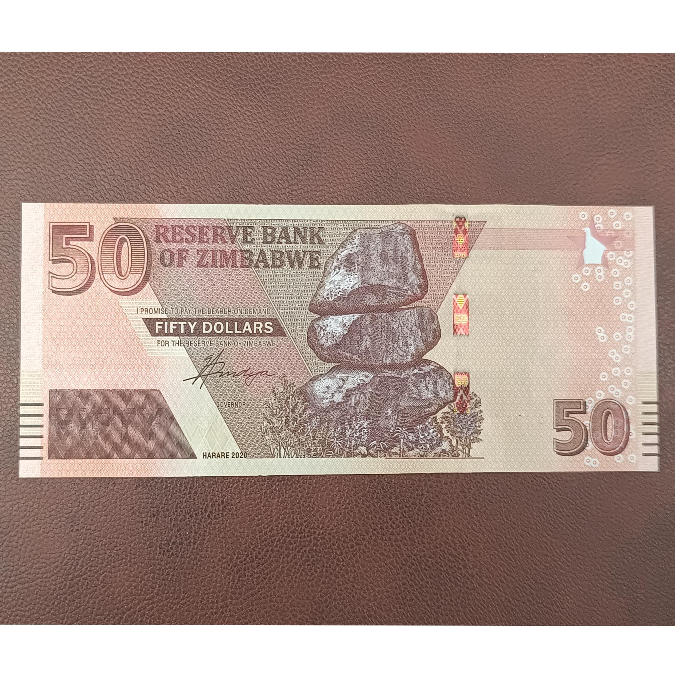 50 دلار زیمبابوه 2020