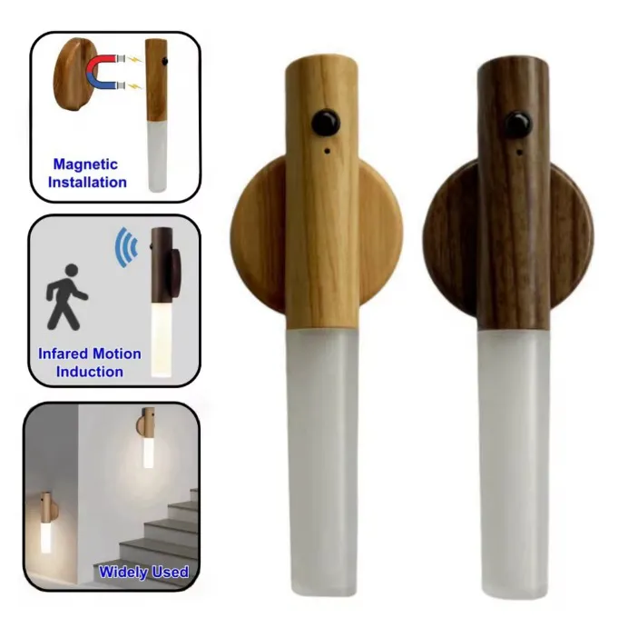 چراغ سنسوردار شارژی مدل استوانه ای