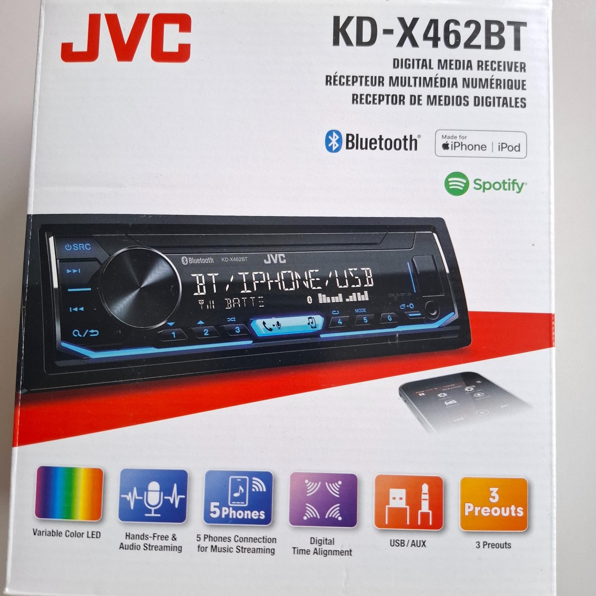 پخش حرفه ای بلوتوث دار JVC