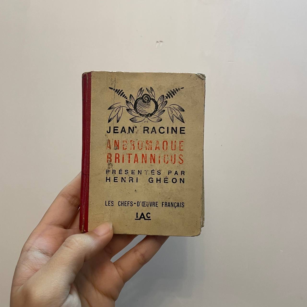 کتابی فرانسوی از راسین / racine