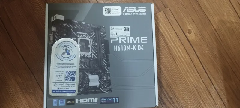 مادربرد ایسوس PRIME H610M-K D4