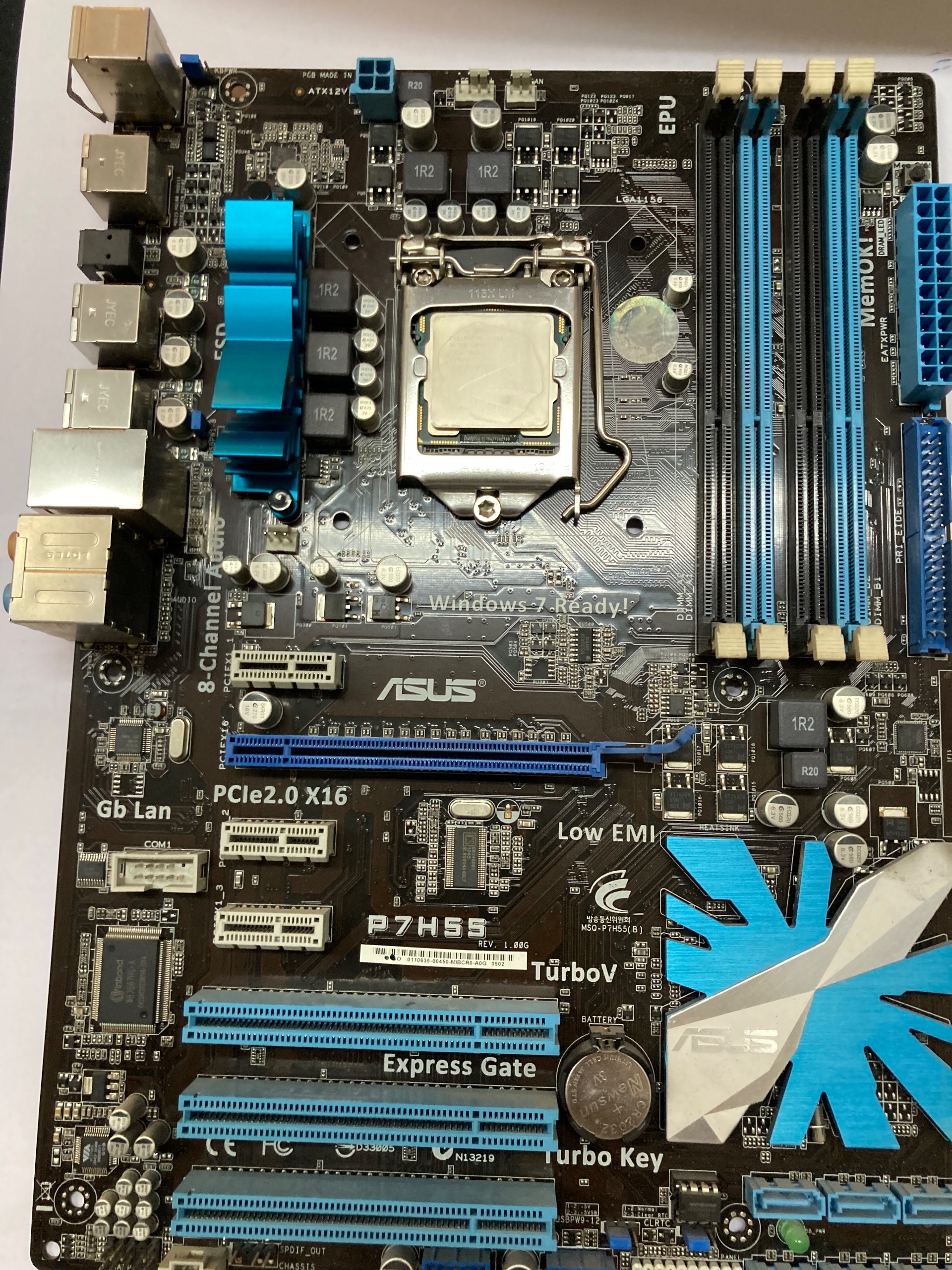 باندل Asus P7H55,CPU i3-550,Fan