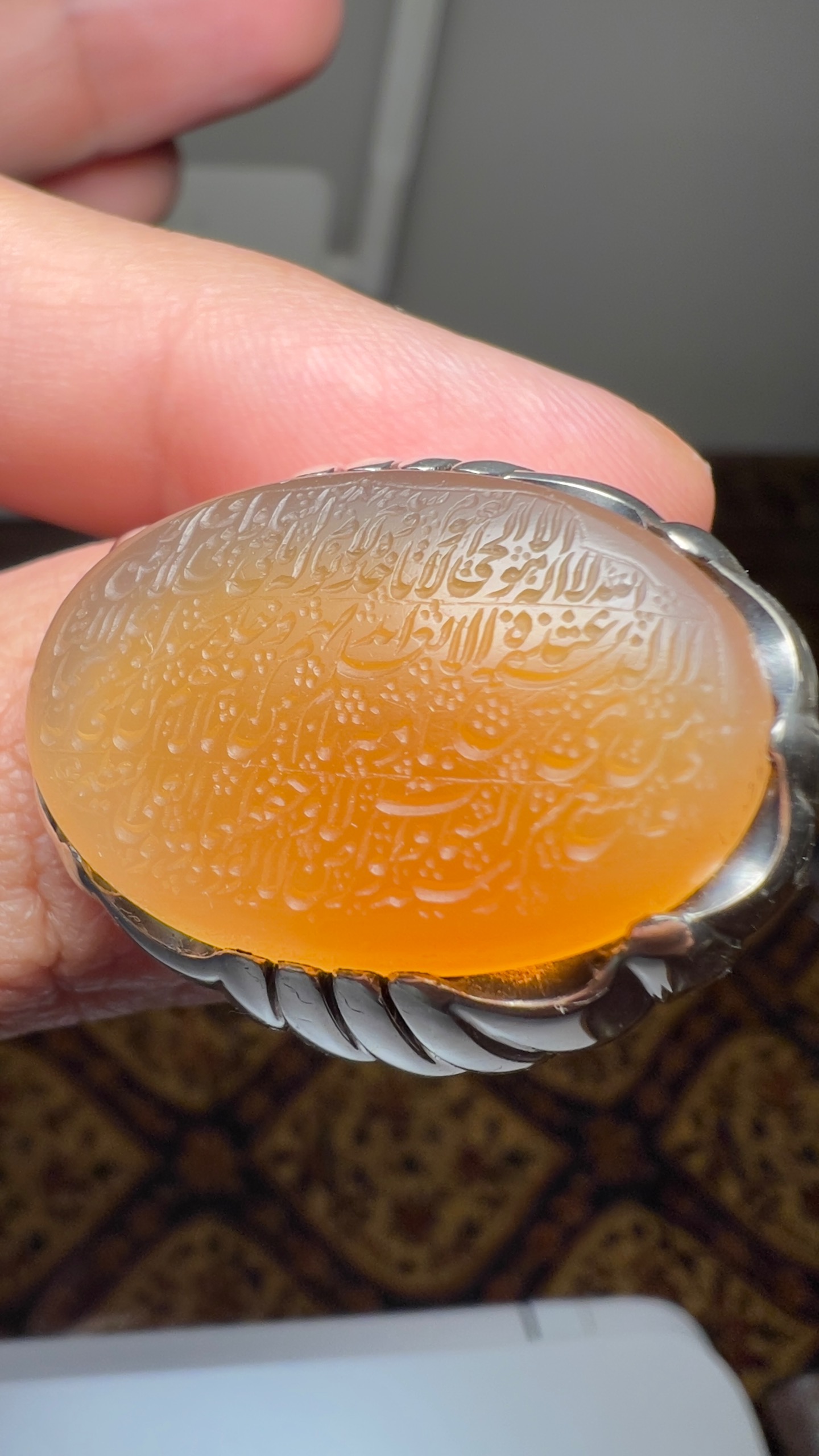 انگشتر خط وحی رکاب فدیوم استاد جدی