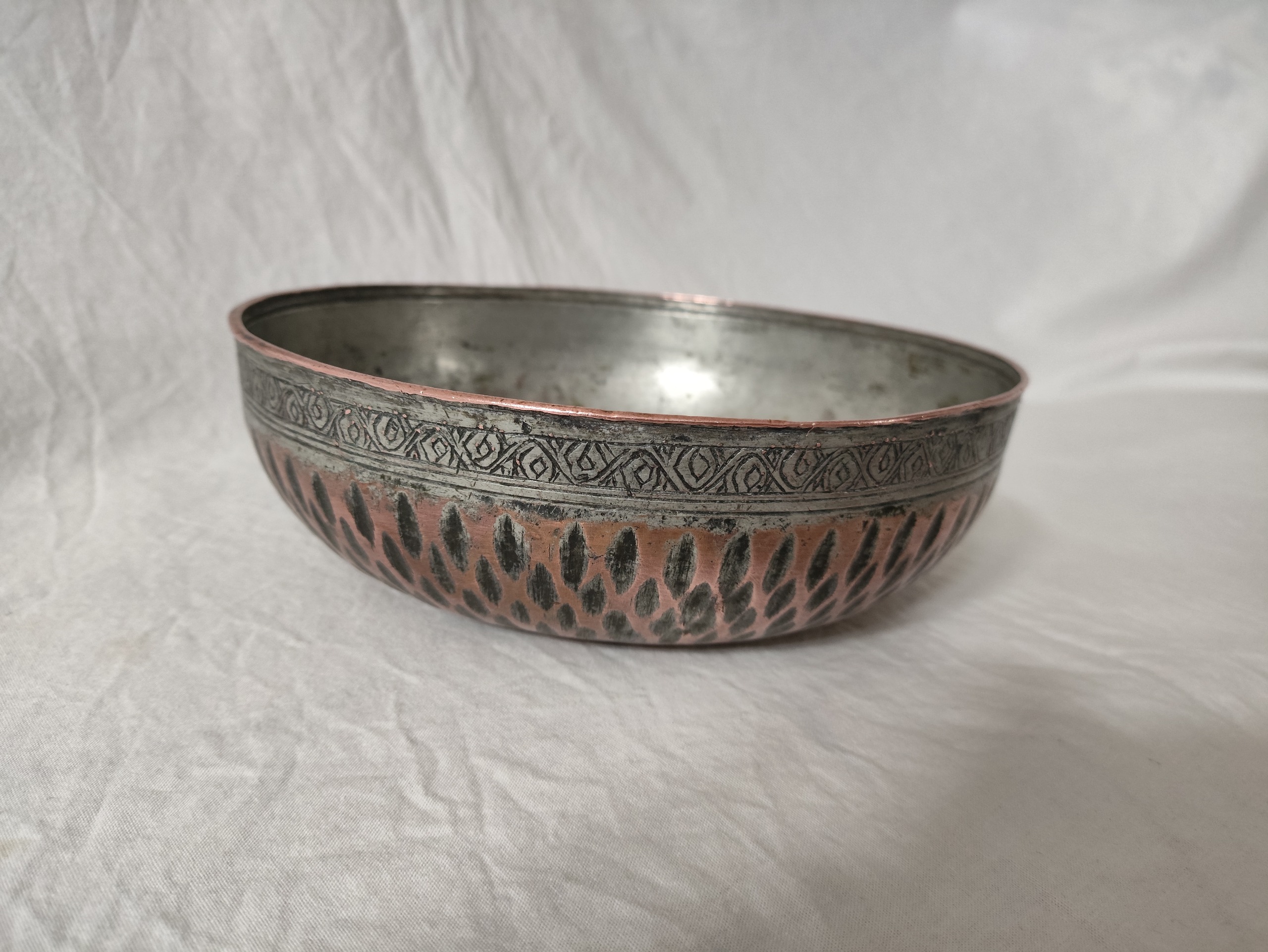 کاسه مسی قاجاریه