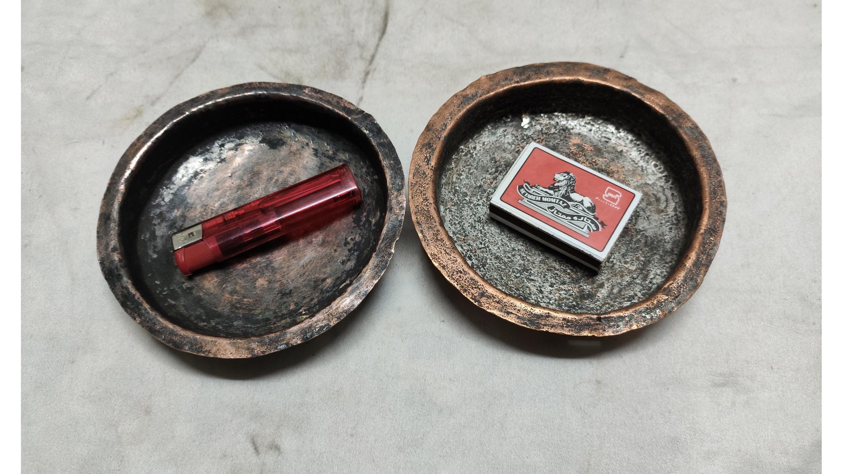 تابه چوپانی ( کوچک . مسی . قدیمی و دست ساز )