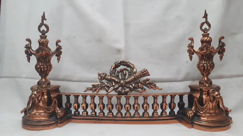 گارد محافظ شومینه (7کیلوگرم برنز)