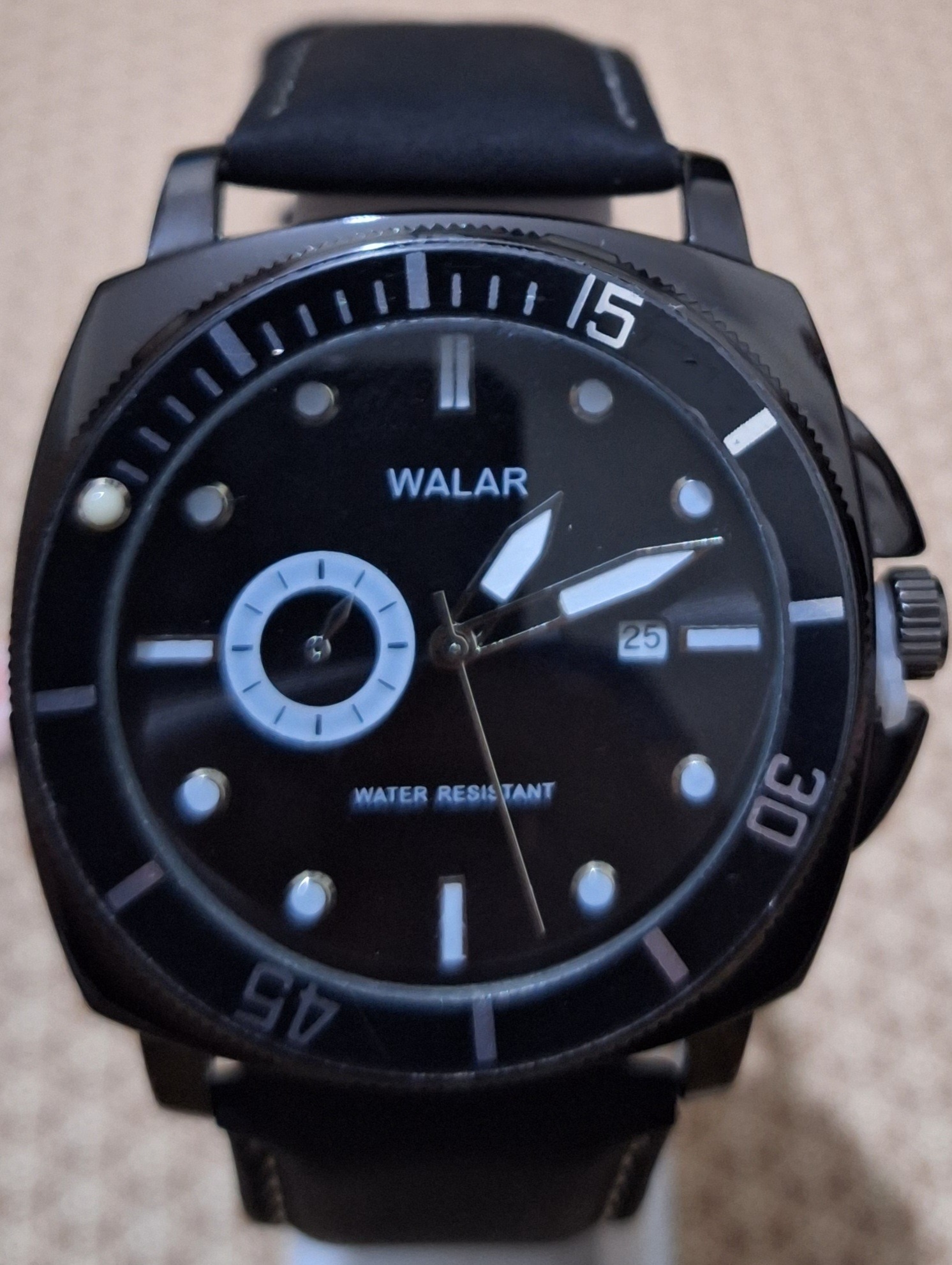 ساعت مردانه والار بند چرم