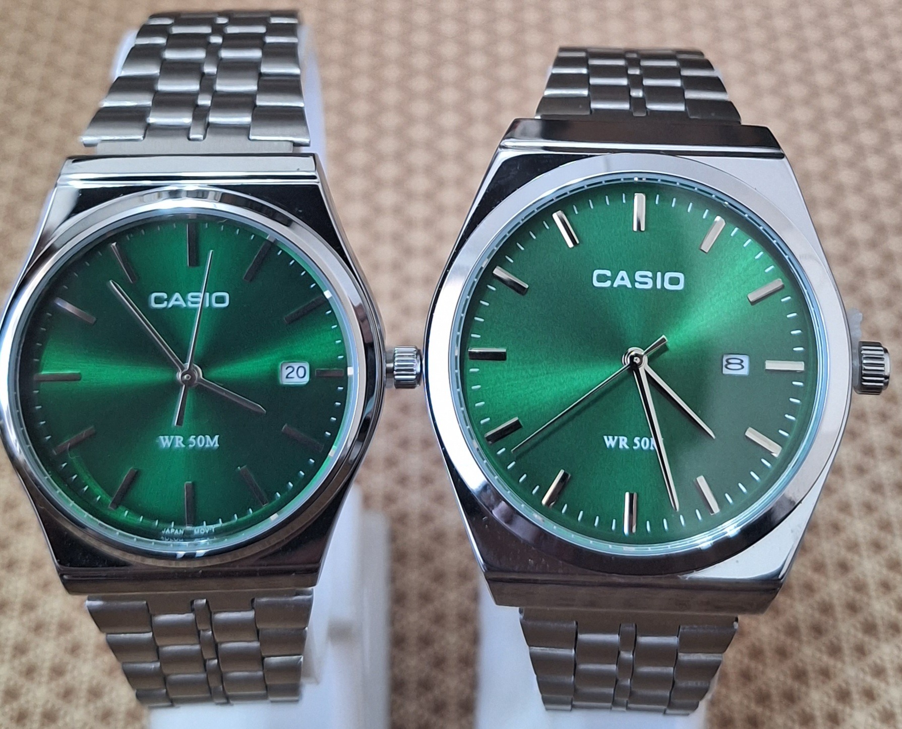 ست ساعت مچی گرد کاسیو