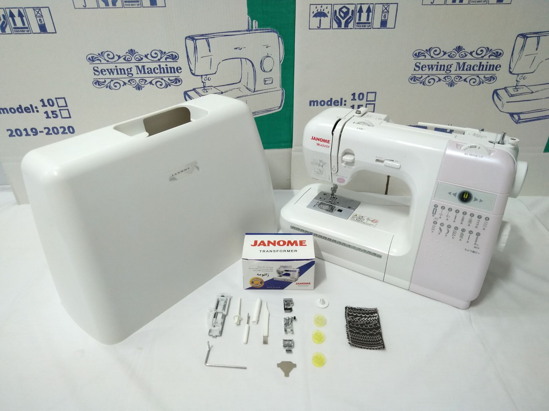 چرخ خیاطی ژانومه 15 مدل دوخت مدل MA5080