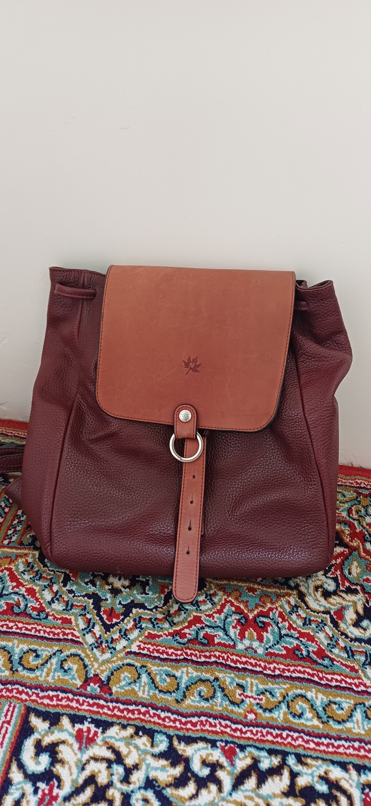 کوله پشتی چرم طبیعی نوین چرم