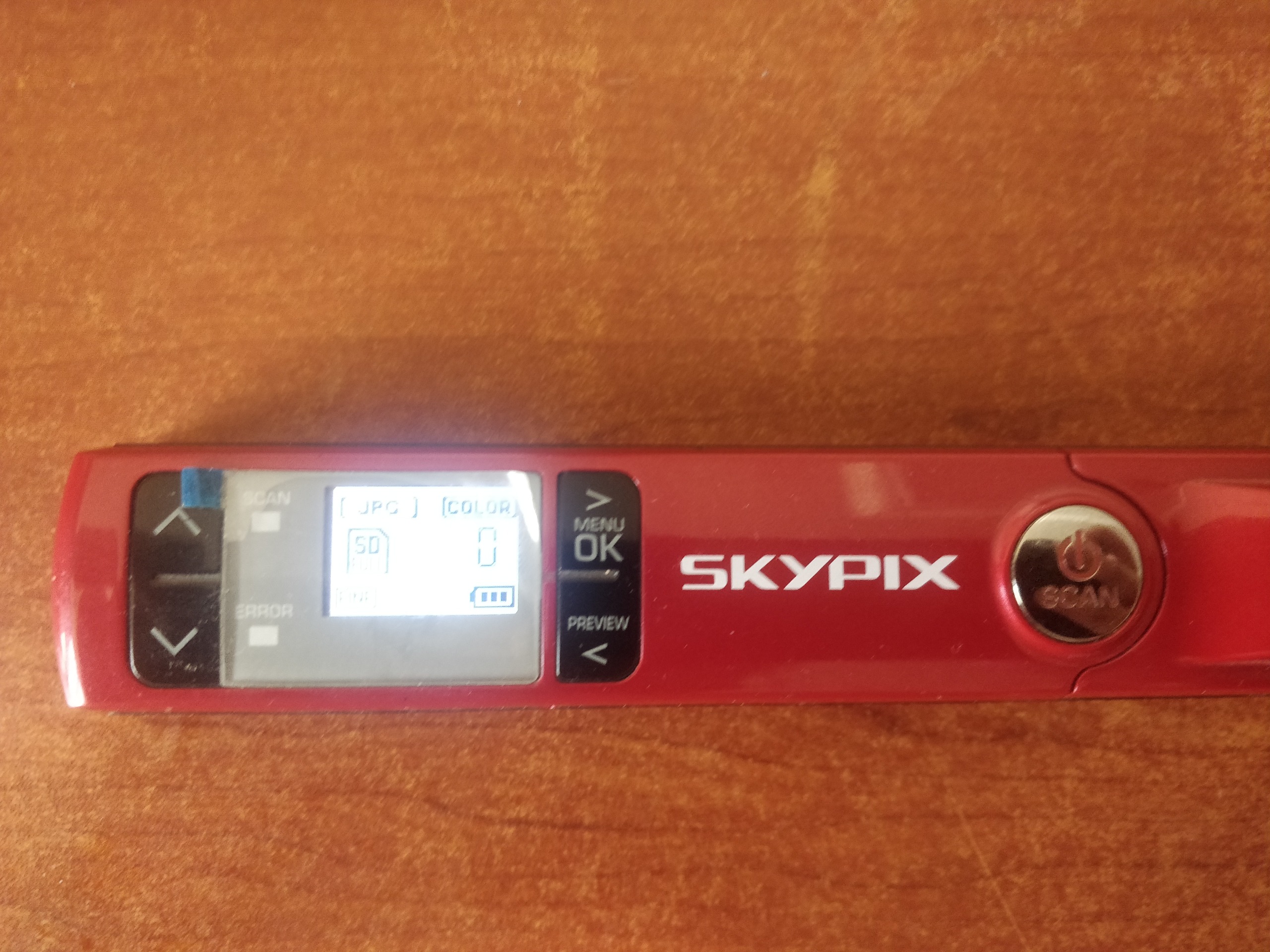 اسکنر دستی همراه رم خور SKyPIX