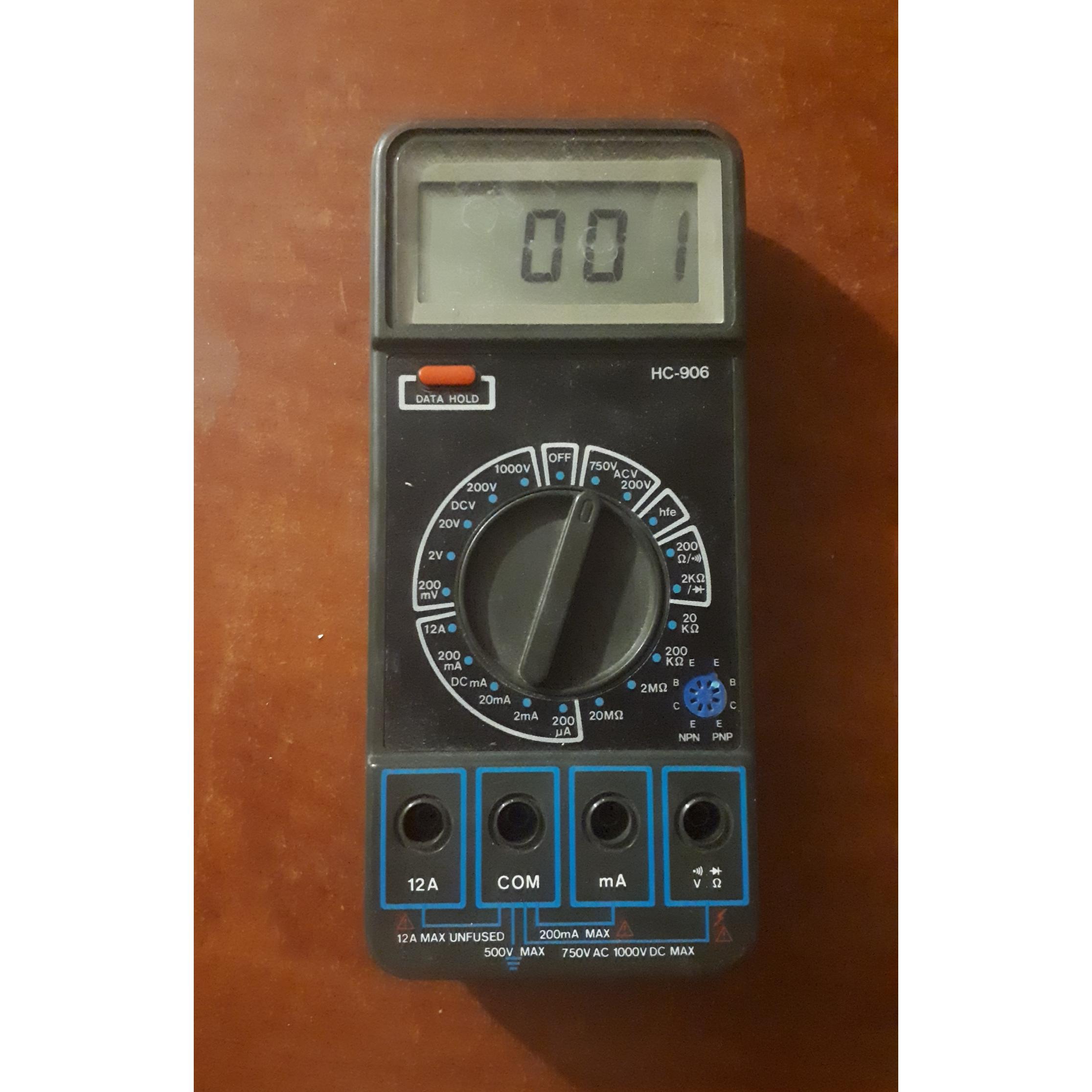 اهمتر ولتمتر مدل HC-906