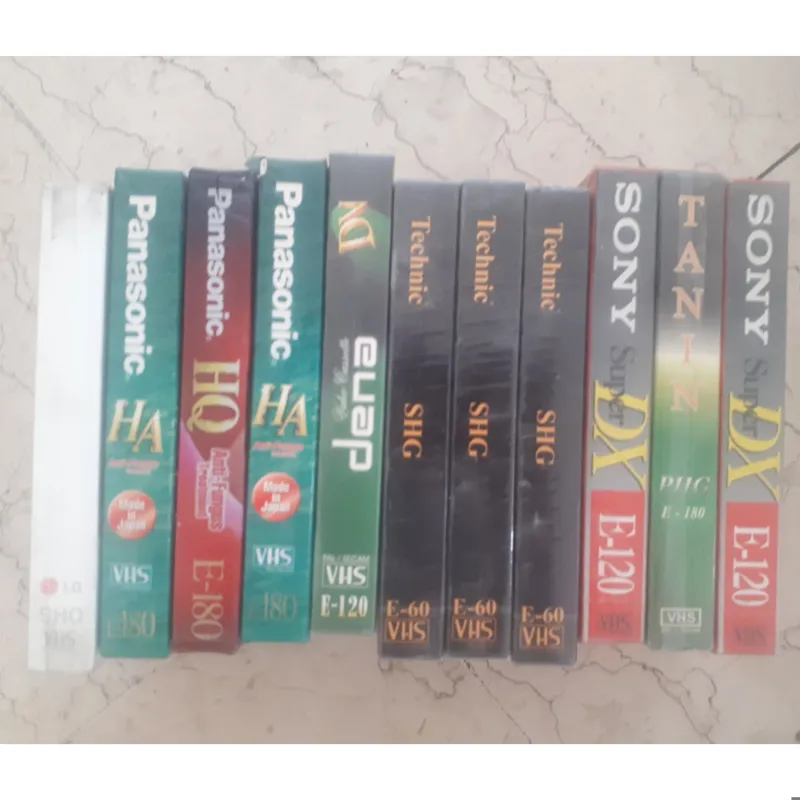 نوار کاست خام ویدئو ویدیو فیلم VHS بزرگ اکبند