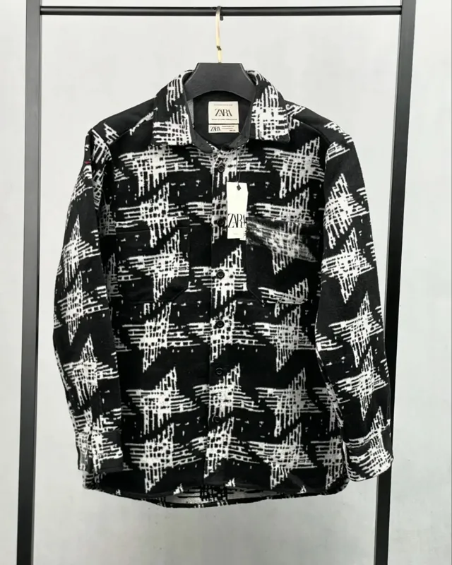 پیراهن پشمی ضخیم پارچه وارداتی