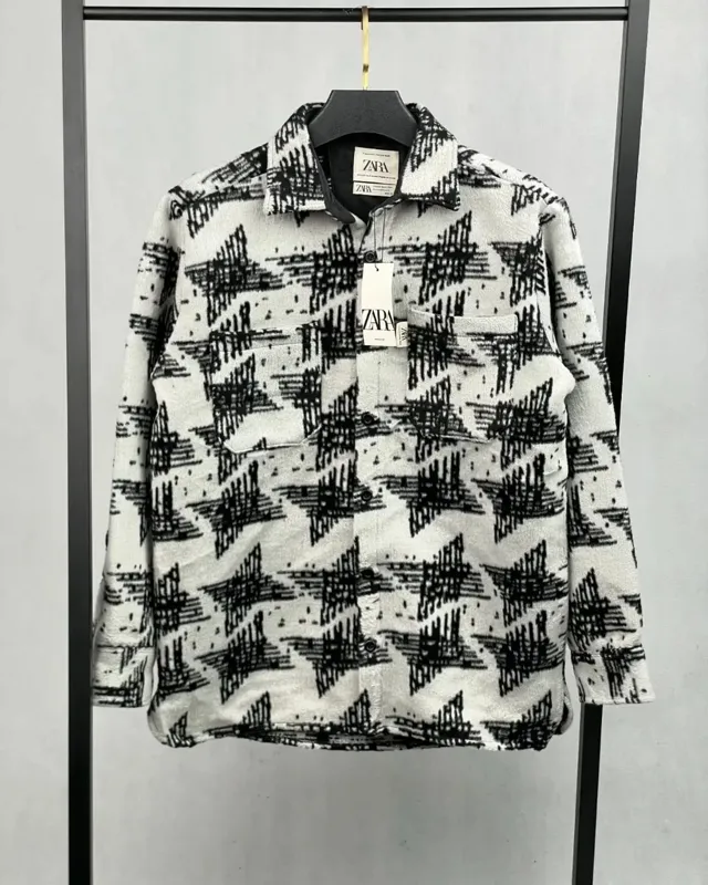 پیراهن پشمی ضخیم پارچه وارداتی کد 2