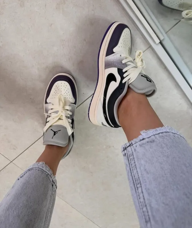2081نایک جردن لو مدل nike jordan low punk rock