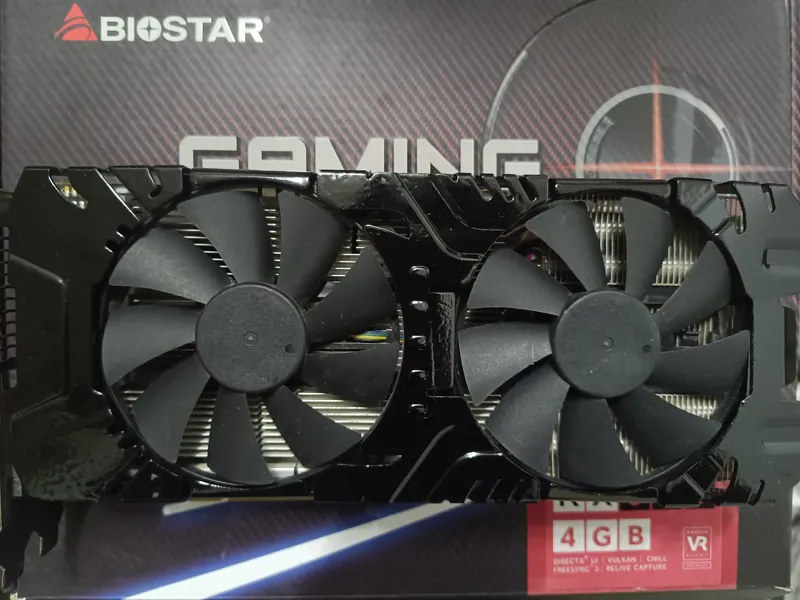 کارت گرافیک بایوستار مدل RX 580 4G توضیحات