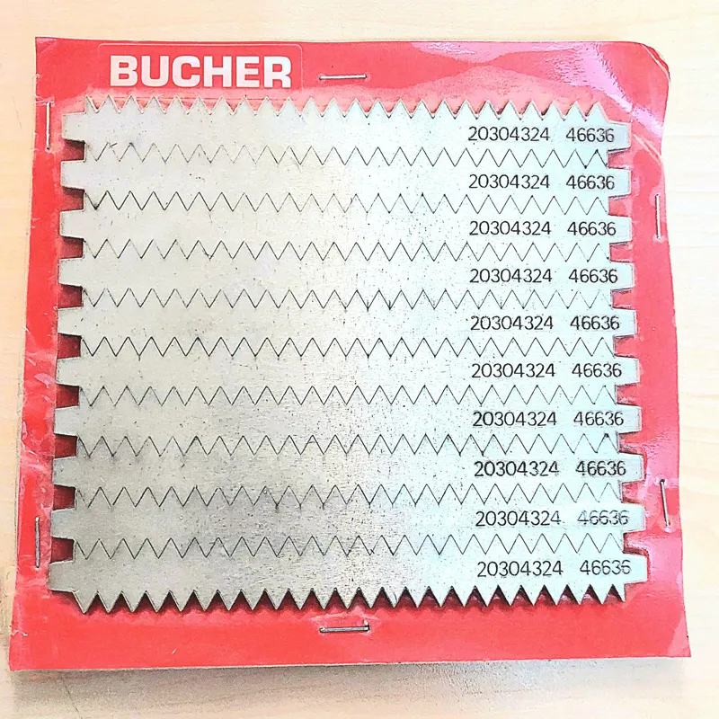 تیغه خرد کن صنعتی BUCHER آلمانی