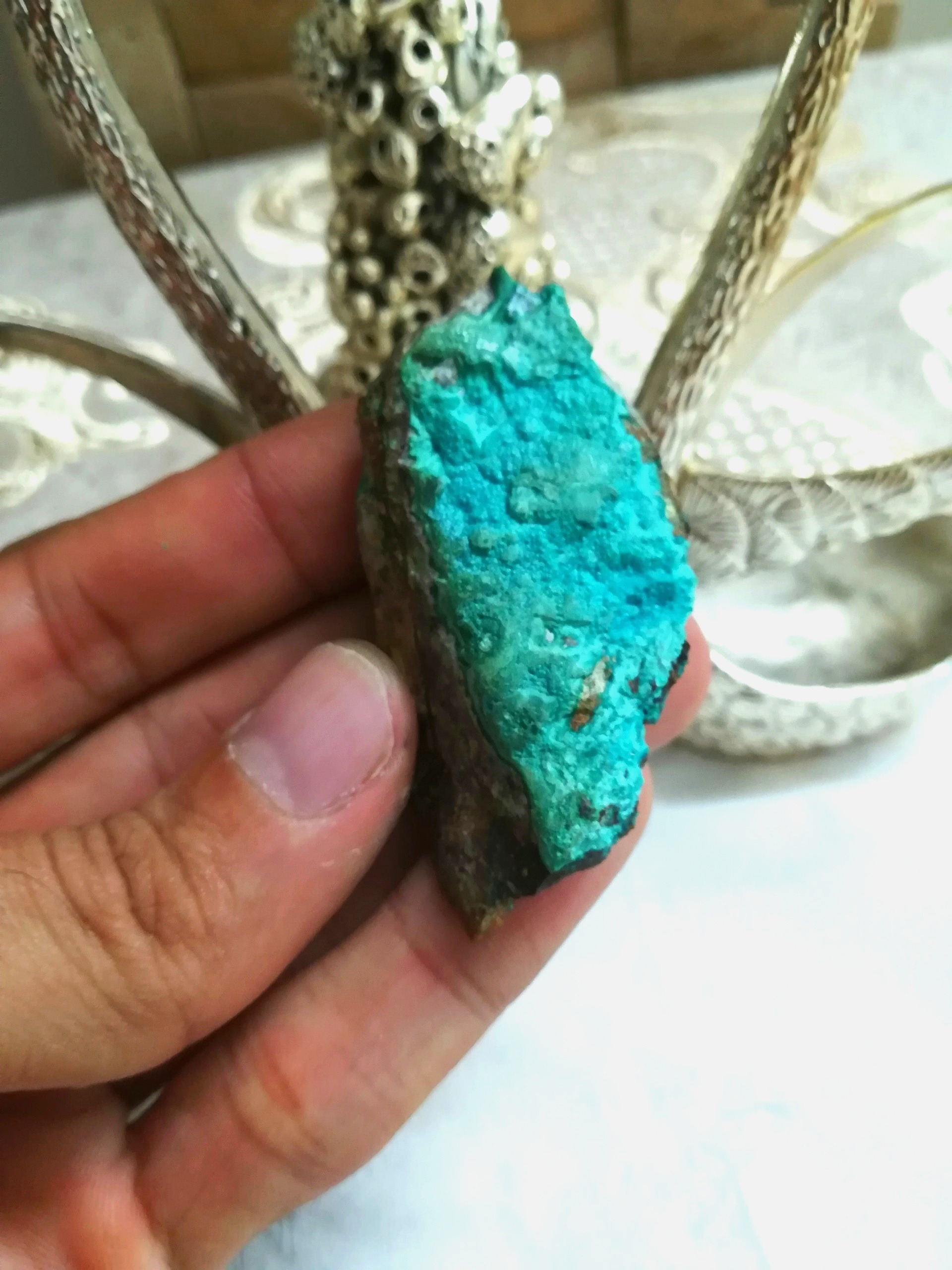 راف دو طرف رگه فیروزه اعلای نیشابوری