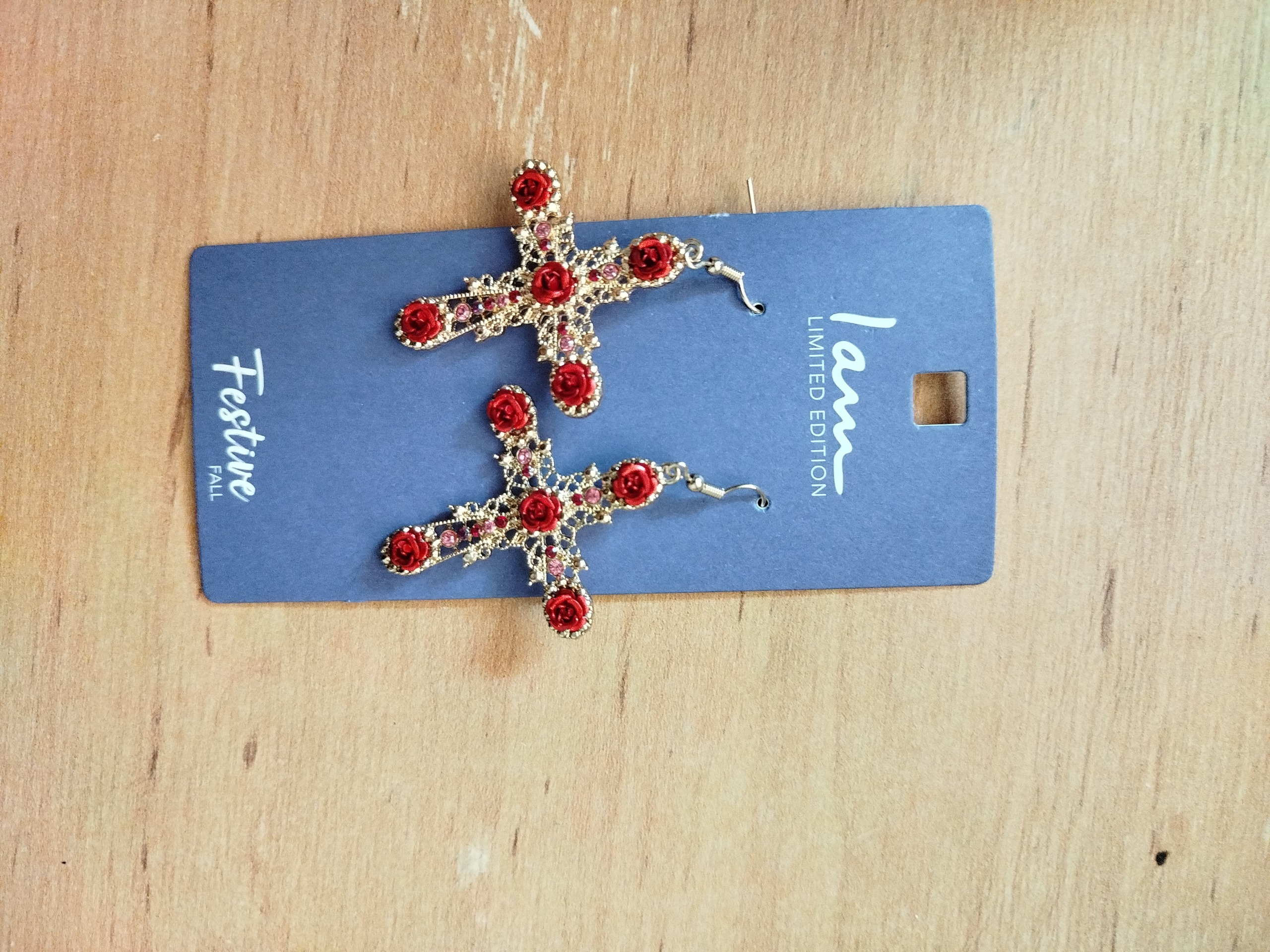 گوشواره صلیبی (آلیاژ طلا)