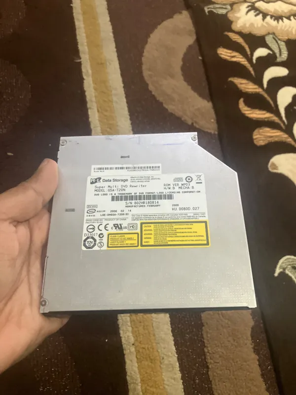 دی وی دی رایتر لپ تاپ مدل 12.7