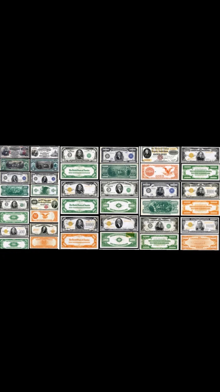 20 برگ اسکناس طرح آمریکا..اسکناس های درشت