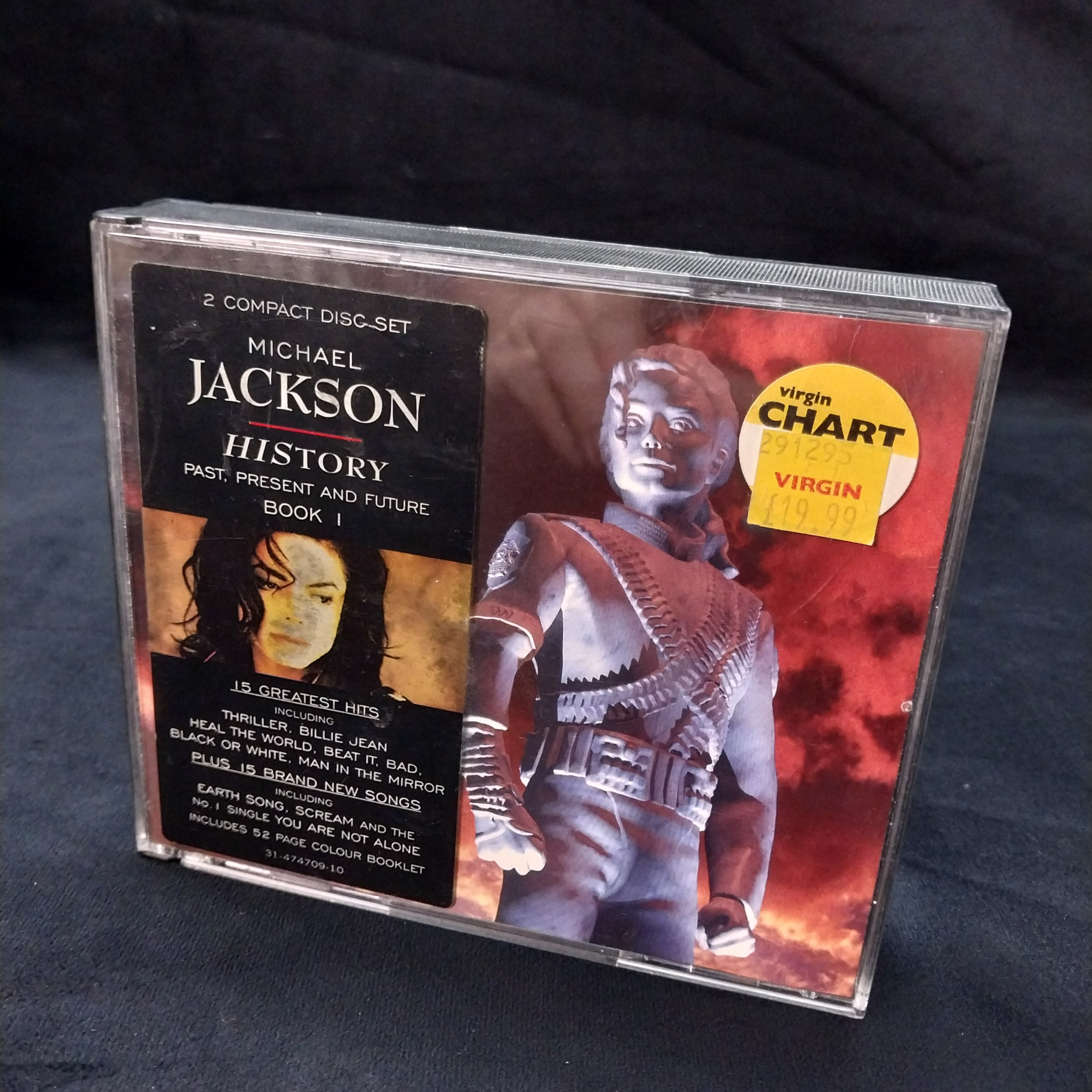 سی دی دبل طلایی مایکل جکسون