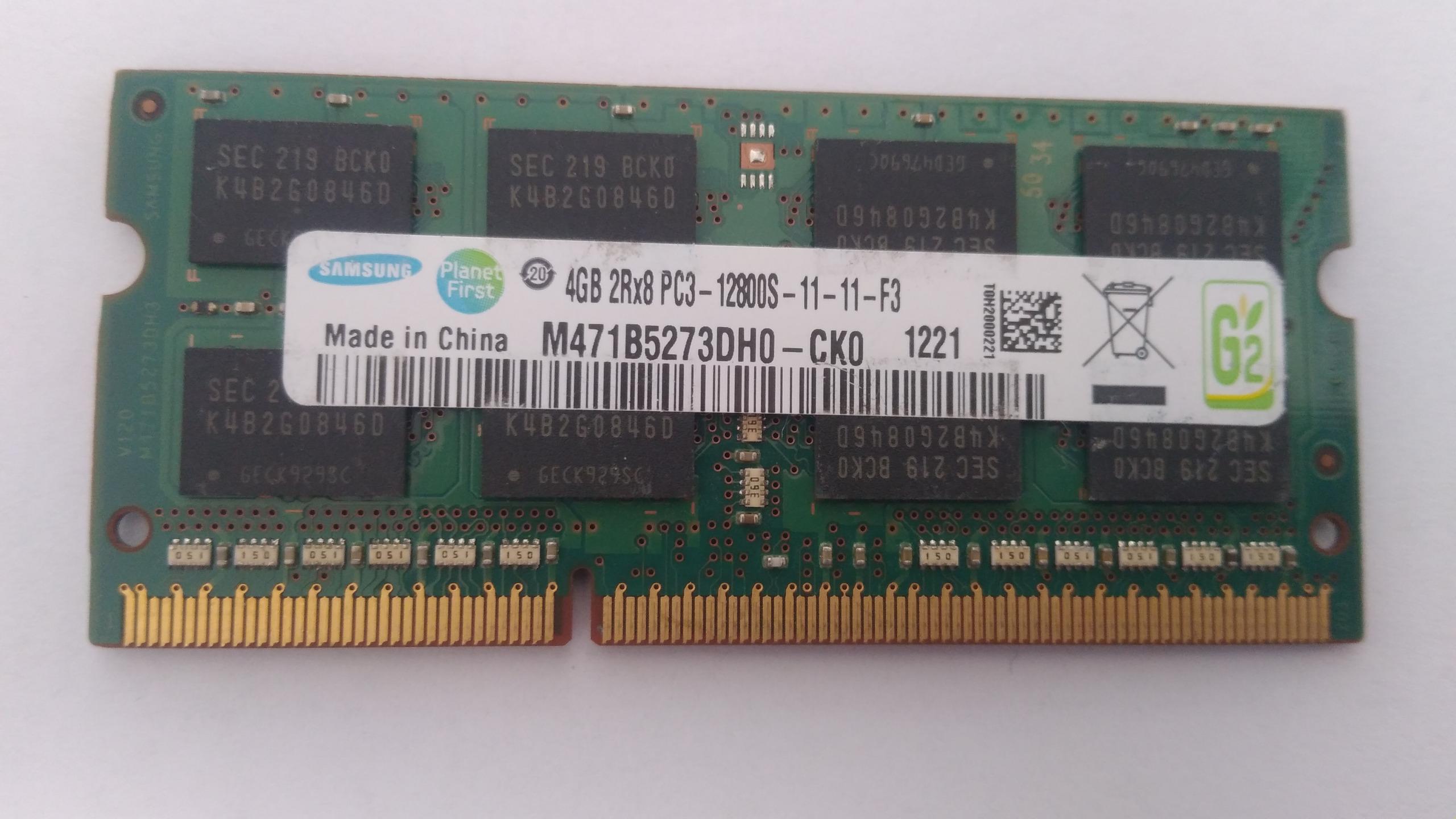 رم لپ تاپ ddr3 سامسونگ 1600 مگاهرتز 4 گیگابایت
