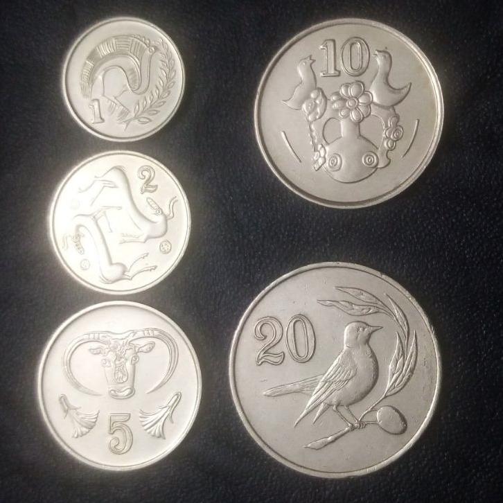 5سکه سنت متفاوت قبرس