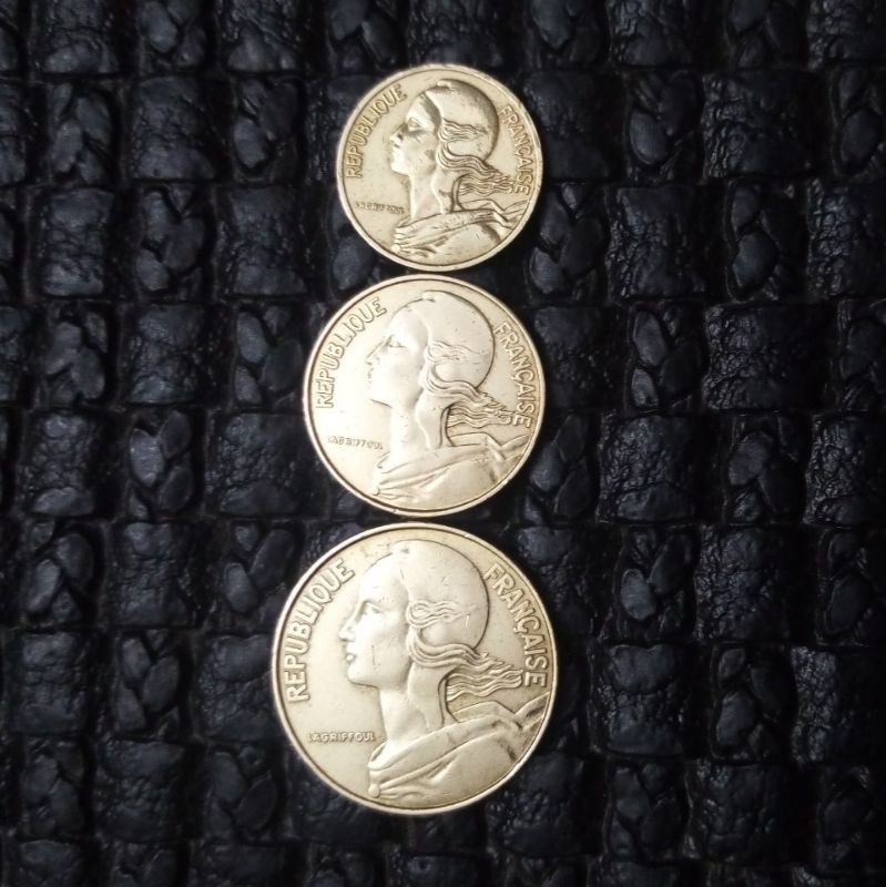 3سکه 20-10-5 سنتیم فرانسه 1978