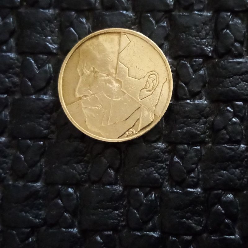 سکه 5 فرانک بلژیک 1986