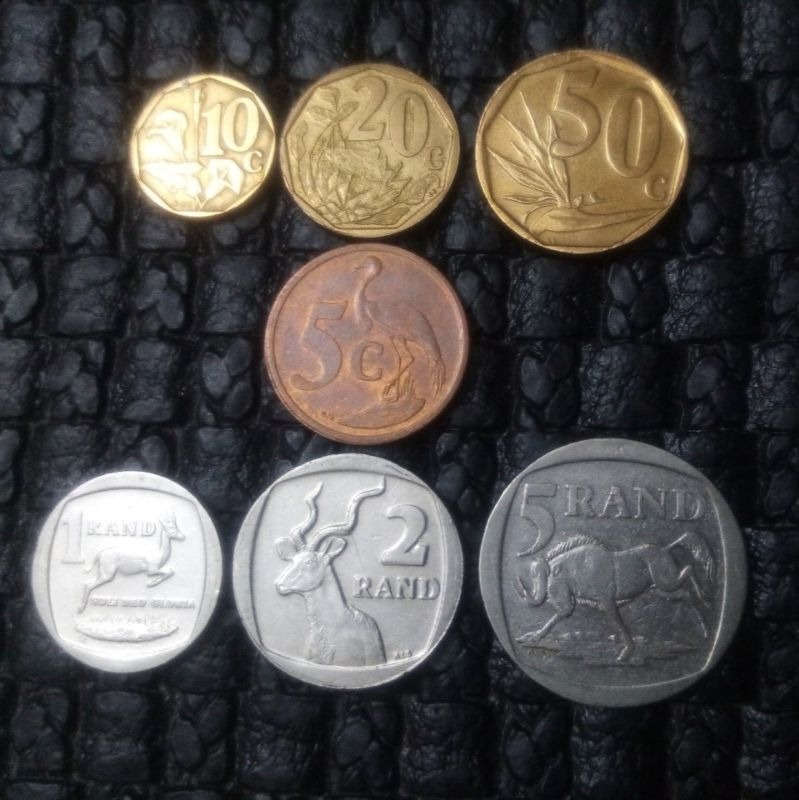 ست سکه 7عددی آفریقای جنوبی