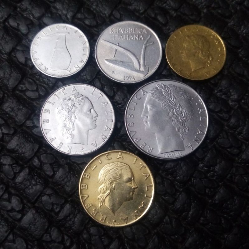 6 سکه لیر متفاوت ایتالیا