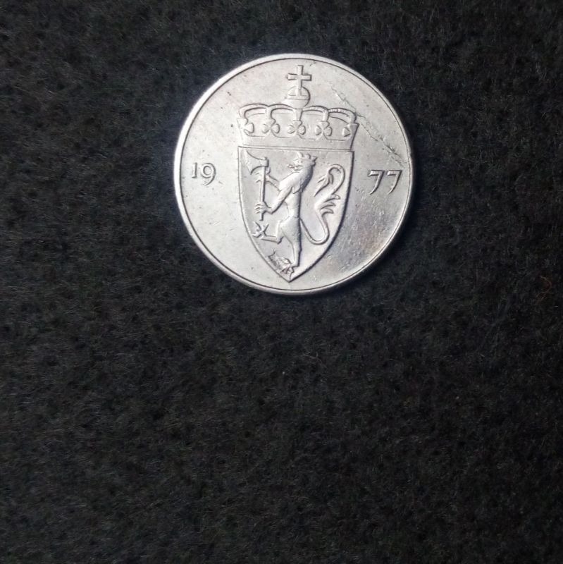 سکه 50 اوره نروژ 1977