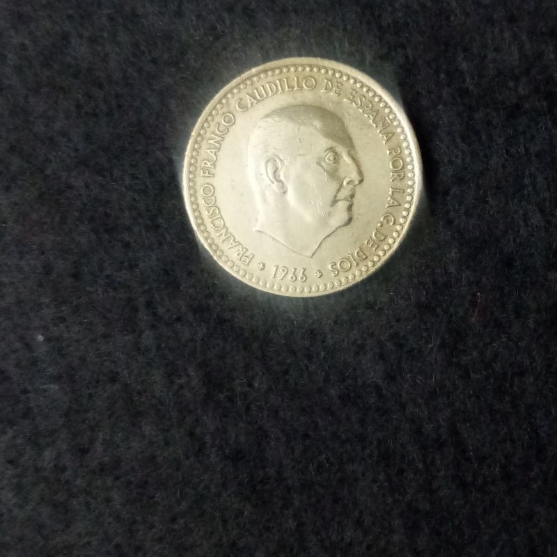 سکه 1پتاس اسپانیا_1966