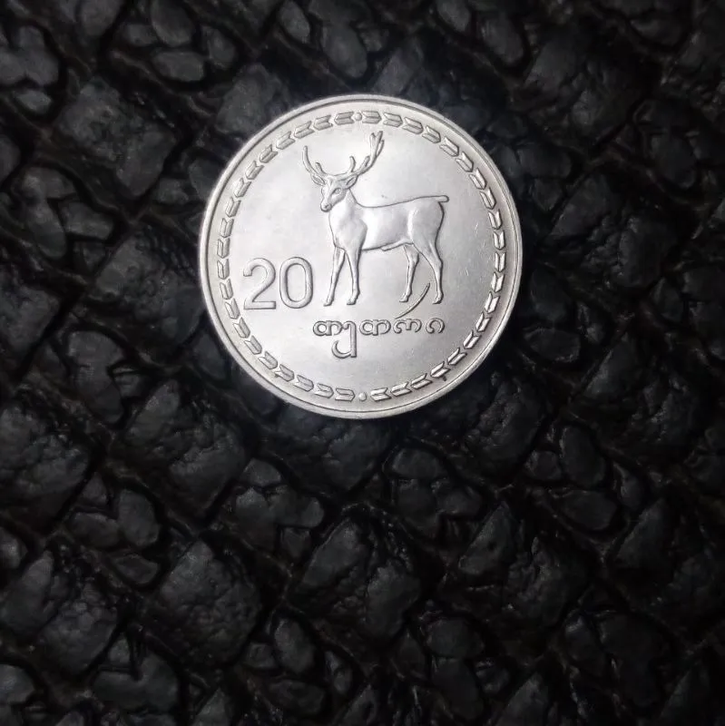 سکه 20تتری گرجستان 1993