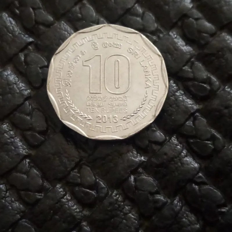 سکه 10 روپیه سری لانکا 2013