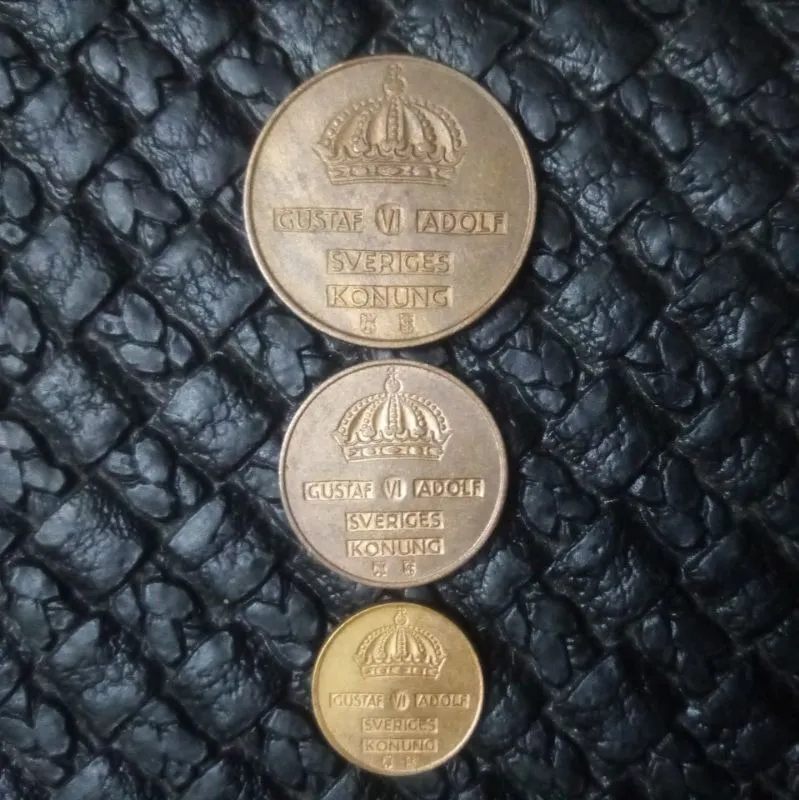 3سکه 5-2-1 اوره سوئد 1958