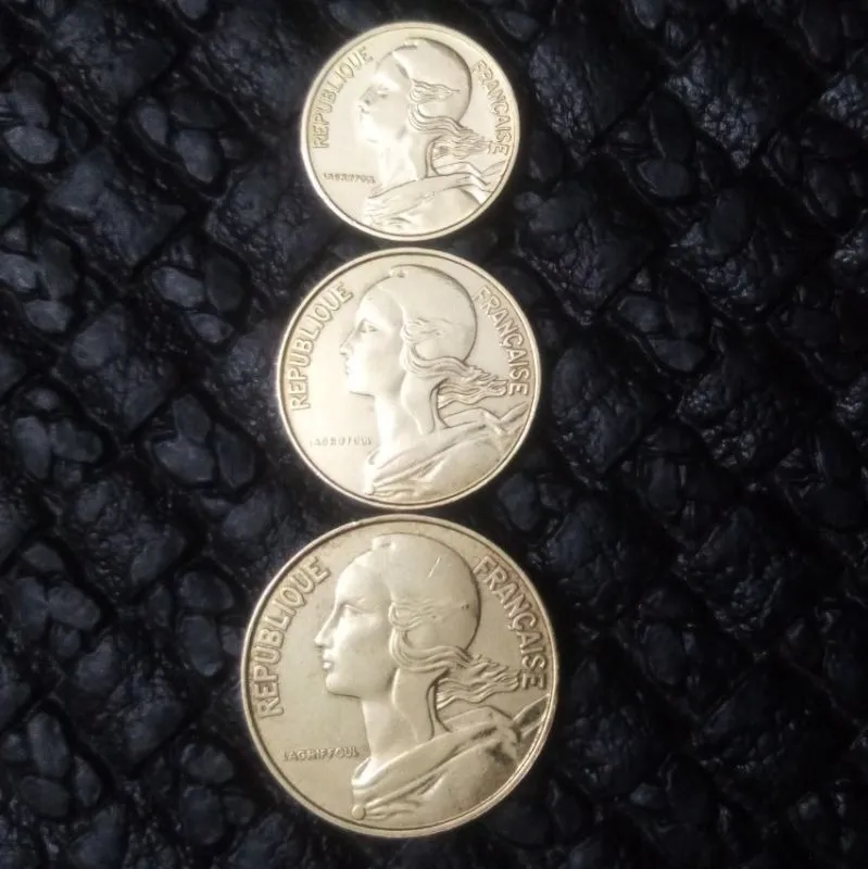 3سکه 20-10-5- سنتیم فرانسه 1978