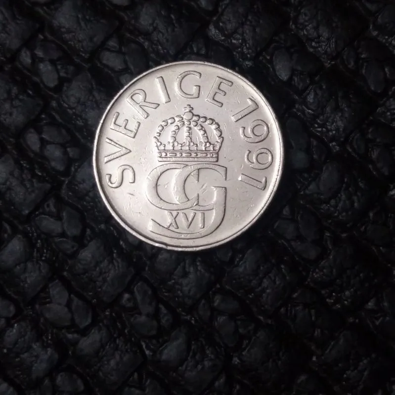 سکه 5 کرون سوئد_1991